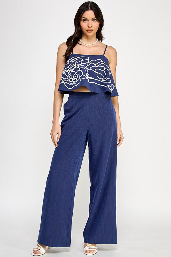 Twilight Blue Set( Top & Pant)
