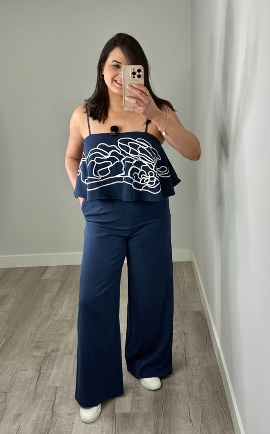 Twilight Blue Set( Top & Pant)