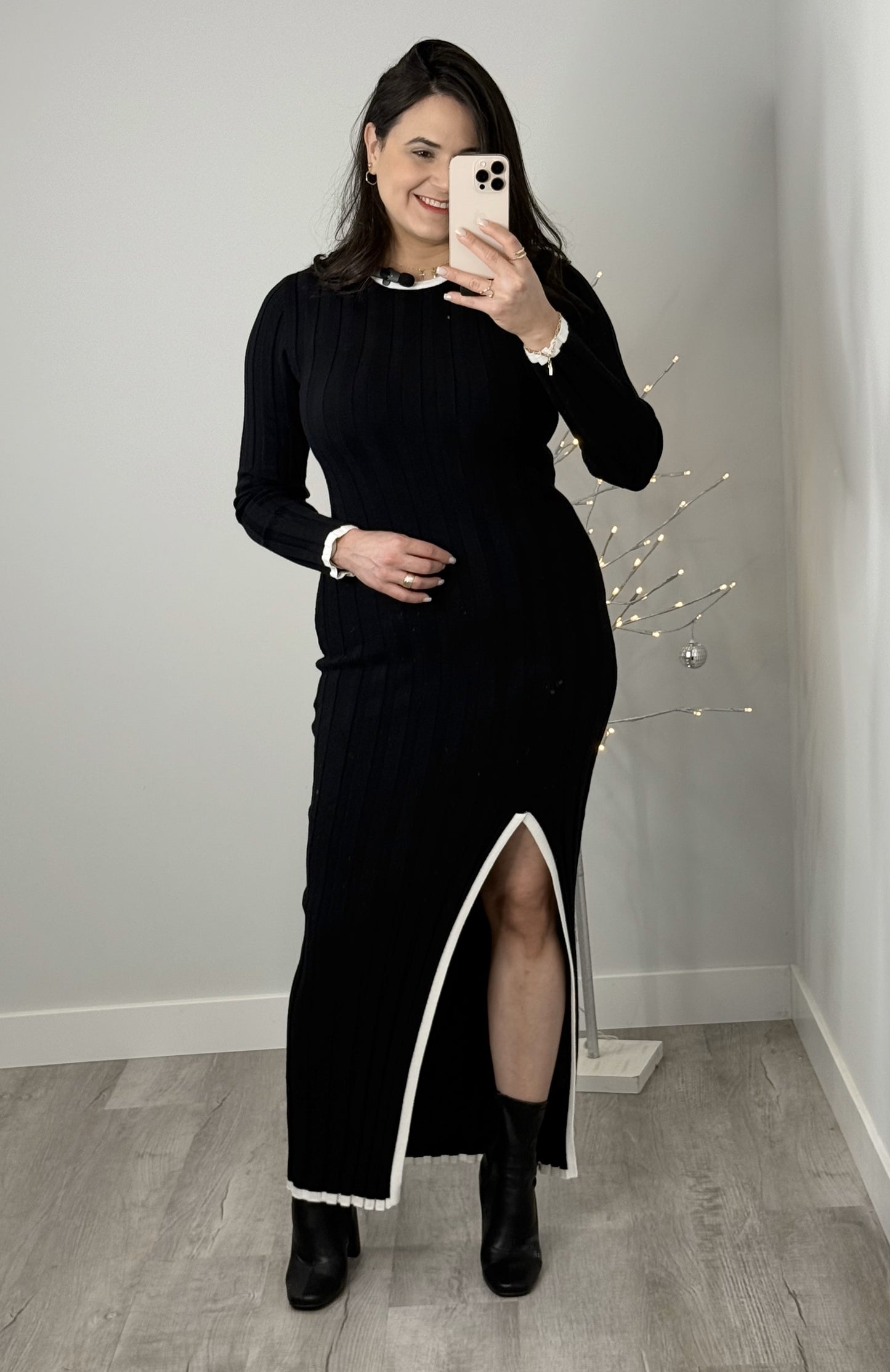 Sweater Knitted Midi Dress