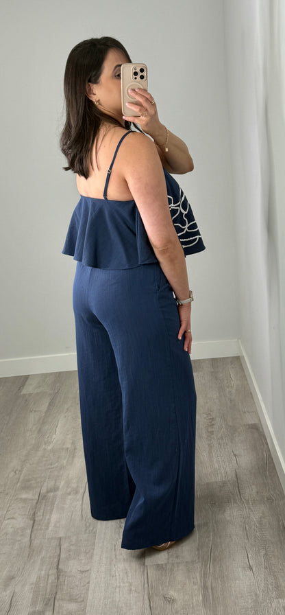 Twilight Blue Set( Top & Pant)